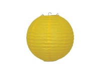 Lampskärm Av Gult Rispapper, 25 Cm
