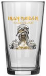 Iron Maiden Powerslave Beer Glass transparent