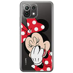 ERT GROUP Coque de téléphone Portable pour Xiaomi 11 Lite 4G/5G Original et sous Licence Officielle Disney Motif Minnie 006, partiel imprimé