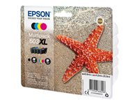 Epson Multipack 603XL 4-pack Sjöstjärna Svart för 500 sidor, cyan, magenta, gul 350 sidor