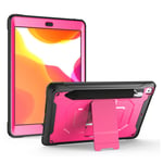 iPad 10.2 (2019) durable armor case - Rose