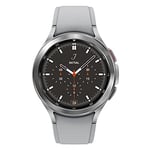 Samsung Galaxy Watch4 Classic 46mm 4G LTE Smart Watch, Rotating Bezel, 3 Year Manufacturer Warranty, Silver (UK Version)