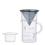Kinto Carafe Pourover Lab with Stainless Steel Filter - 600ml
