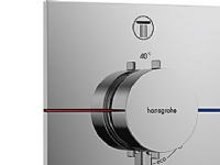 HG ShowerSelect Comfort E - termostat t indbygn.m afspær t 2 udtag Krom