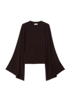 Dagmar JERSEY KIMONO TOP Brun