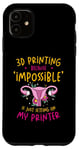Coque pour iPhone 11 Imprimante 3D Citation de costume d'impression drôle