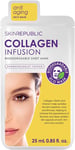 Skin Republic Collagen & Vitamin E Infusion Sheet Mask | Helps with Fine Lines &