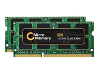Coreparts - Ddr3 - Sats - 16 Gb: 2 X 8 Gb - So Dimm 204-Pin - 1600 Mhz / Pc3-12800 - 1.5 V - Ej Buffrad - Icke Ecc