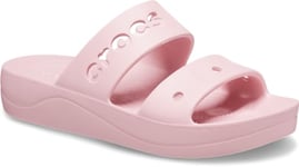 Crocs Women's Baya Platform Sandal, Petal Pink, 9 UK
