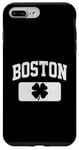 Coque pour iPhone 7 Plus/8 Plus Fête de la Saint-Patrick : Irish Boston Massachusetts Shamrock Sports