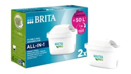 Pack de 2 filtres à eau Brita Maxtra Pro All in 1 Blanc