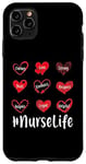 iPhone 11 Pro Max Happy Valentines Day Cute Heart I Nurse life Case