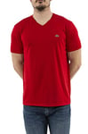 Lacoste Men's Th6710 T-Shirt, Red, L