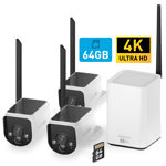 Swann MaxRanger4K 3-Pack Trådlös Kamera Övervakningssystem inkl 64GB SD Card Hub