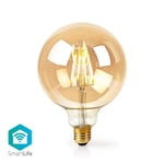 SmartLife LED vintage lampa | Wi-Fi | E27 | 500 lm | 5 W | Varm Vit | 2200 K | Glas | Android / IOS | G125 | 1 st.