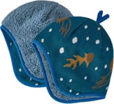 Patagonia Reversible Beanie Baby'scosmic dreams knit: crater blue 5T