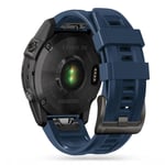 Universal Garmin 26mm Iconband Tech-Protect Line Silikon Reim - Navy Blå