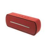 Lux-Case Röd Bluetooth Mini-högtalare Med Mikrofon