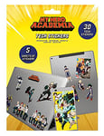 My Hero Academia Tech Stickers, Set of 30 Anime Stickers for Laptops, Mobile Phones and Tablets, Device Stickers for Children, Stickers for Adults - Official Merchandise