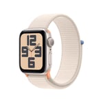 Apple Watch SE OLED 40 mm Numérique 324 x 394 pixels Écran tactile Beige Wifi GPS (satellite) - Neuf