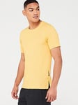 Nike Train Dri Fit Yoga T-shirt - Yellow, Yellow, Size L, Men