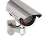 IP camera Orno Dummy CCTV surveillance camera, battery-operated, silver