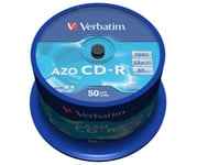 CD-R media Verbatim DataLifePlus 80 min 52X, 50-pack spindel