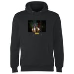Back to the Future First Test Hoodie - Black - M - Black