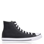 Converse All Star Leather Hi Top Trainers Black 001 11 (46)