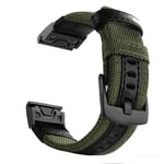 YOOSIDE Watch Strap for Garmin Fenix 6/Fenix 5, 22mm Quick Easy Fit Nylon Durable Watch Band Strap for Garmin Fenix 6 Pro/Sapphire,Fenix 5/5 Plus,Instinct,Forerunner 935/945(Green)