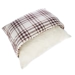 zooplus Basics rutig mysbädd - Kudde: L 60 x B 50 x H 15 cm