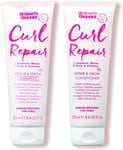 Umberto Giannini Curl Repair Shampoo + Conditioner Set, Vegan & Cruelty Free Rep