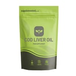 Cod Liver Oil 1000mg 90 Softgel Capsules Pure High Strength Supplement