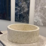 Sten Carrara Tvättställ Amazing Beige Marmor marmor: handfat #2307290001180