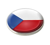 CZECH REPUBLIC NATIONAL FLAG GOLF BALL MARKER.