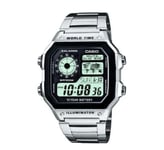 Casio Mens Watch AE-1200WHD-1AVEF - Digital World Time Chronograph