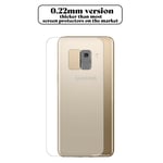 Back Protector Cover For Samsung Galaxy A8 2018 TPU FILM