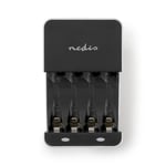 NiMH Batteriladdare AA / AAA | 1.2 V DC | Underhållsladdning | Euro / Typ C