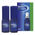 Nicotinell Mint 1 mg/spray 2 x 150 dos(er) Munhålespray, lösning