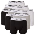 Calvin Klein Kalsonger 9P Cotton Stretch Trunks Flerfärgad bomull X-Small Herr