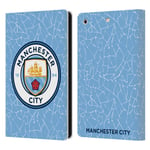 Head Case Designs Officially Licensed Manchester City Man City FC Home 2020/21 Badge Kit Leather Book Wallet Case Cover Compatible With Apple iPad mini 1 / mini 2 / mini 3