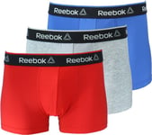 3 X Reebok Kids Junior Trunks Boys Performance Underwear Shorts 6-7 yrs  B423-11