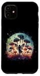 iPhone 11 Double Exposure Forest Garden Fairy Mushroom Surreal Lovers Case