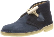 Clarks Originals Desert Duffle, Boots femme - Bleu (Navy/Comb), 37.5 EU (4.5 UK)
