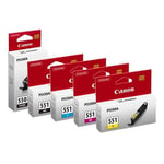 Original Multipack Canon Pixma MG6450 All-in-One Printer Ink Cartridges (5 Pack) -6496B001