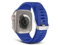 Decoded D24aws49uts1gt, Klockarmband, Apple, Watch Series, Silikon, Rostfritt Stål, Blå