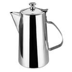 1.5L/2L Stainless Steel Water Coffee Pot Ice Tea Jug Kettle Pitcher with Lid - Silver, 1.7L 2L #2