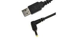 Socket USB to DC Plug Charging Cable - USB opladeradapter - DC-stik til USB - 1.5 m
