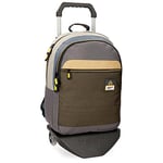 Adept Camper Laptop backpack with trolley Multicoloured 32x44x16 cms Polyester 15,6" 22.52L
