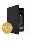 Apple iPad Pro, Air 2 - Folio Leather Case Flip Cover 9.7" - Black | RRP: £17.99